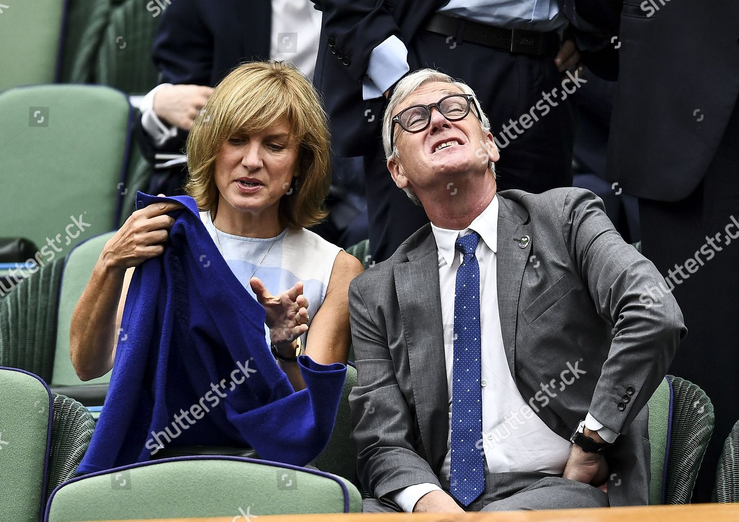 Fiona Bruce and Nigel Sharrocks