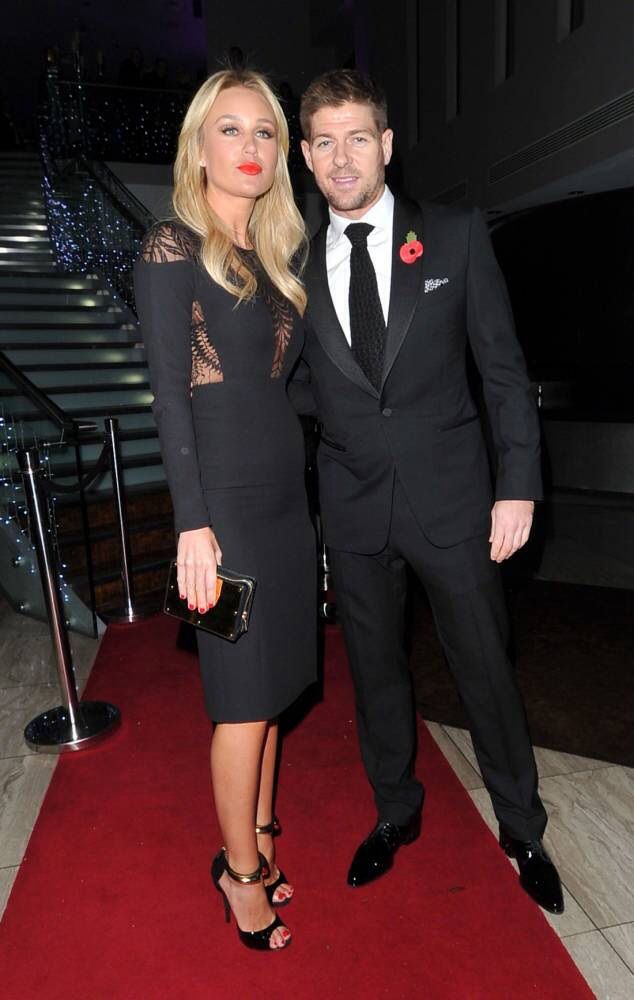 Steven Gerrard and Alex Curran