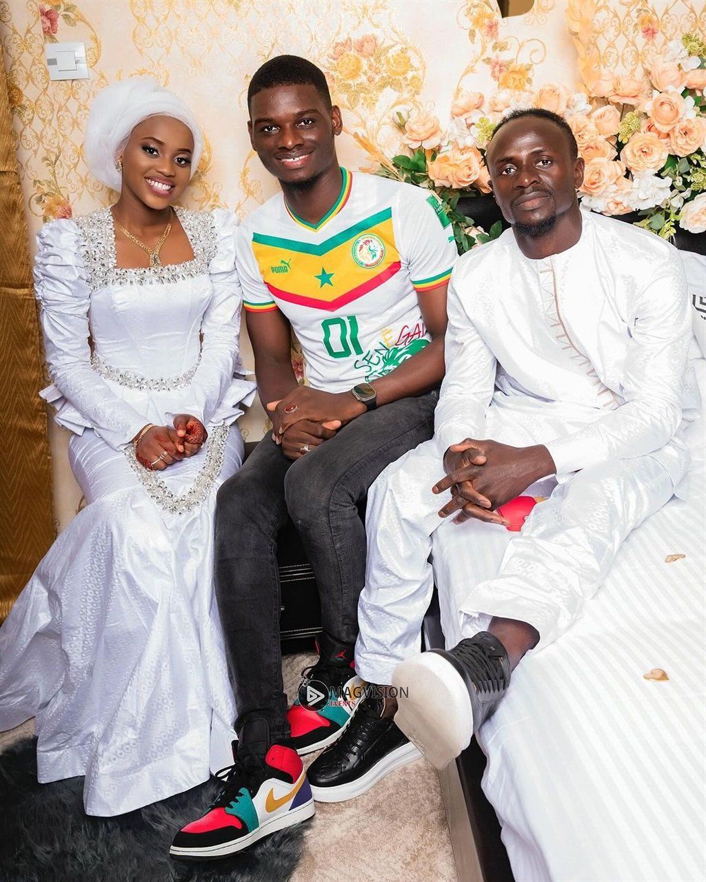 Sadio Mané and Aisha Tamba