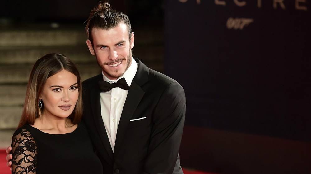 Gareth Bale and Emma Rhys-Jones