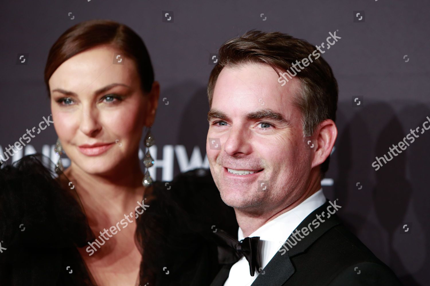 Jeff Gordon and Ingrid Vandebosch Gordon