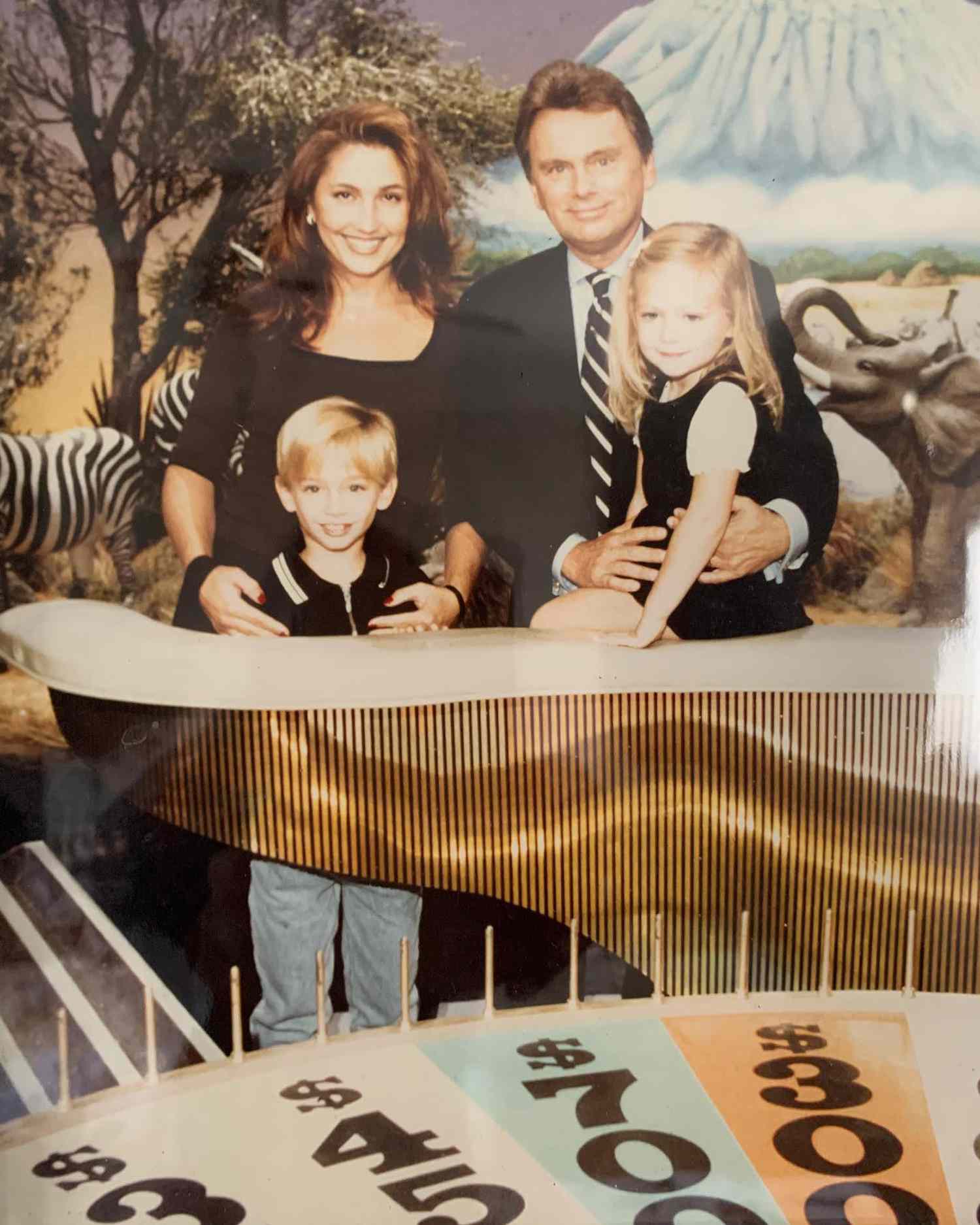 Pat Sajak and Lesly Brown