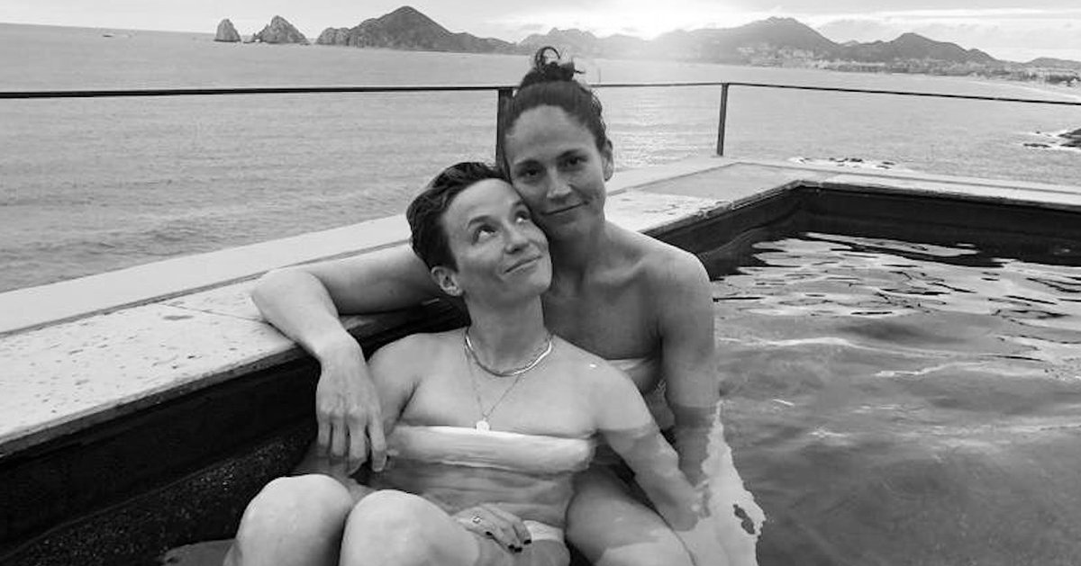 Megan Rapinoe and Sue Bird