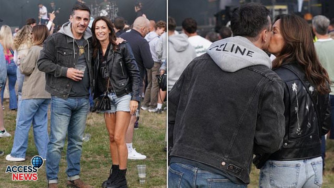 Gary Neville and Emma Hadfield