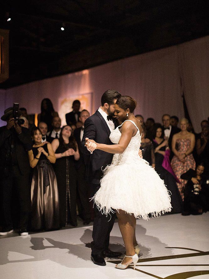 Serena Williams and Alexis Ohanian